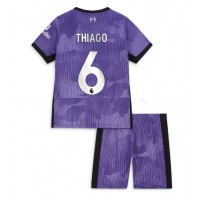 Koszulka piłkarska Liverpool Thiago Alcantara #6 Strój Trzeci dla dzieci 2023-24 tanio Krótki Rękaw (+ Krótkie spodenki)